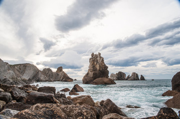 Atardece en la costa Quebrada