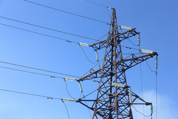 high voltage power line