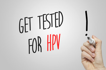 Hand writing get tested for HPV