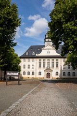 Fototapeta na wymiar Rathaus von Ballenstedt