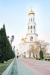 Fototapeta na wymiar Cathedral of Holy Trinity of Bryansk, Russia