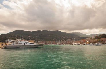 Fototapeta premium Seaside Villas near Portofino, Italy