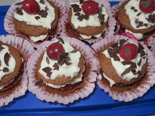 Schwarzwälder Kirschtorte Cupcakes