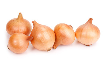 Onion isolated on white background