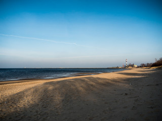 Baltic beach at day light