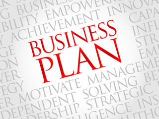 Business Plan word cloud, business concept