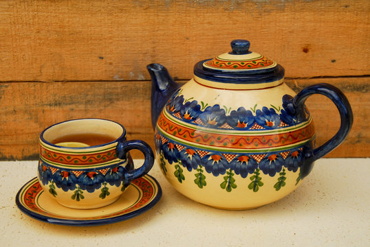 croquery pot and cup