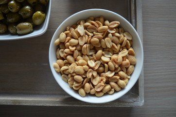peanuts in bowl