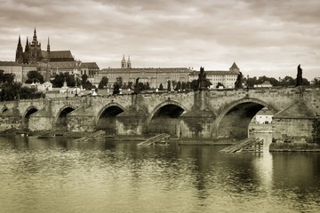 Fototapeta premium Charles Bridge in Prague, Czech Republic