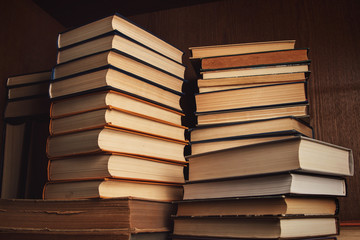 Naklejka premium A lot of old books