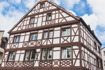 Ein Fachwerkhaus in Bernkastel-Kues