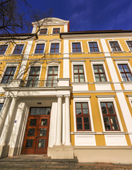 Obraz premium Landtag und Domplatz in Magdeburg