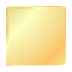 empty vector golden square template for banners or signs
