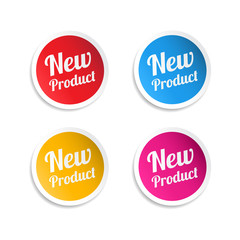 New Product Stickers