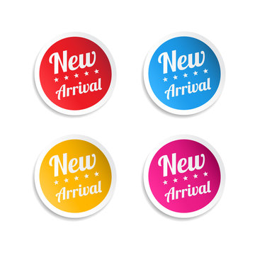 New Arrival Stickers