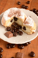 Cassata baked with ricotta cheese