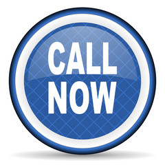 call now blue icon