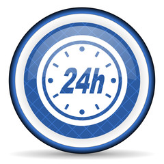 24h blue icon