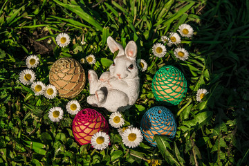 Easter eggs in a tree