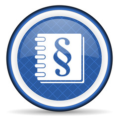 law blue icon