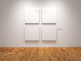 Four Blank Canvas