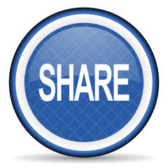 share blue icon