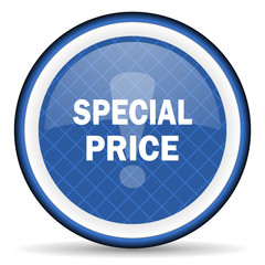 special price blue icon