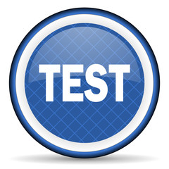 test blue icon