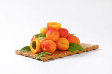 Fresh apricots