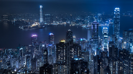 Hong kong at night