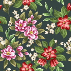 Floral seamless pattern