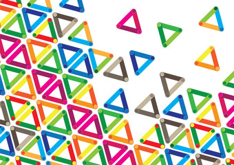 Triangle abstract background