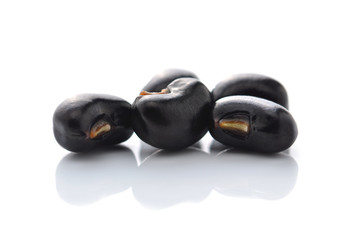 Beans isolated on white background