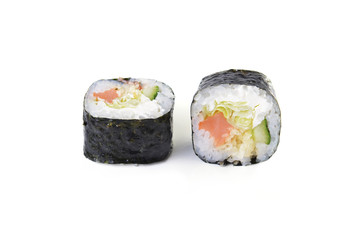 Delicious sushi rolls