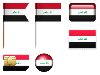 Iraq flag set