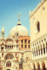 Fototapeta na wymiar Cathedral of San Marco, Venice, Italy