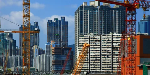 Cercles muraux Hong Kong Construction Place