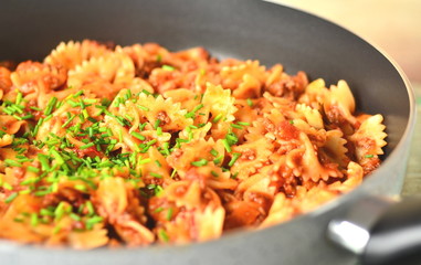 Pastagericht mit Farfalle