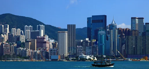 Rolgordijnen Sheung Wan, Hong Kong. © Trots