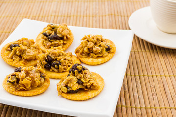 Healthy cereal cracker.