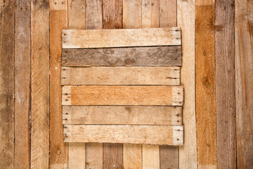 Vintage wooden wall