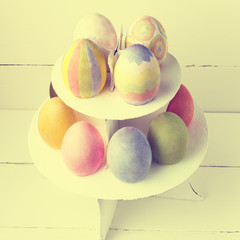 Colorful Easter eggs