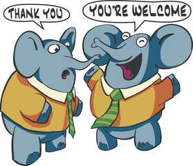 English language elephants