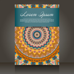 vector colorful brochure