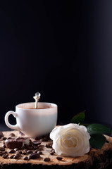 Cappuccino coffee cup