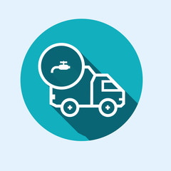 Icon for vehicle delivery services and goods