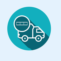 Icon for vehicle delivery services and goods