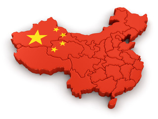 Map of China - 80839579