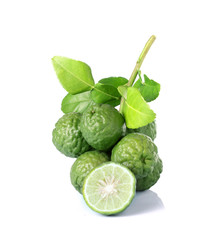 Kaffir Lime on white backgrounds © artphotoclub