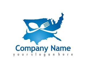 restaurant food spoon logo icon vector